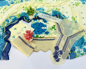 Mix Brand MARIA.B | ETHNIC | SAPPHIRE | 3 Pc Lawn 5 Suits B