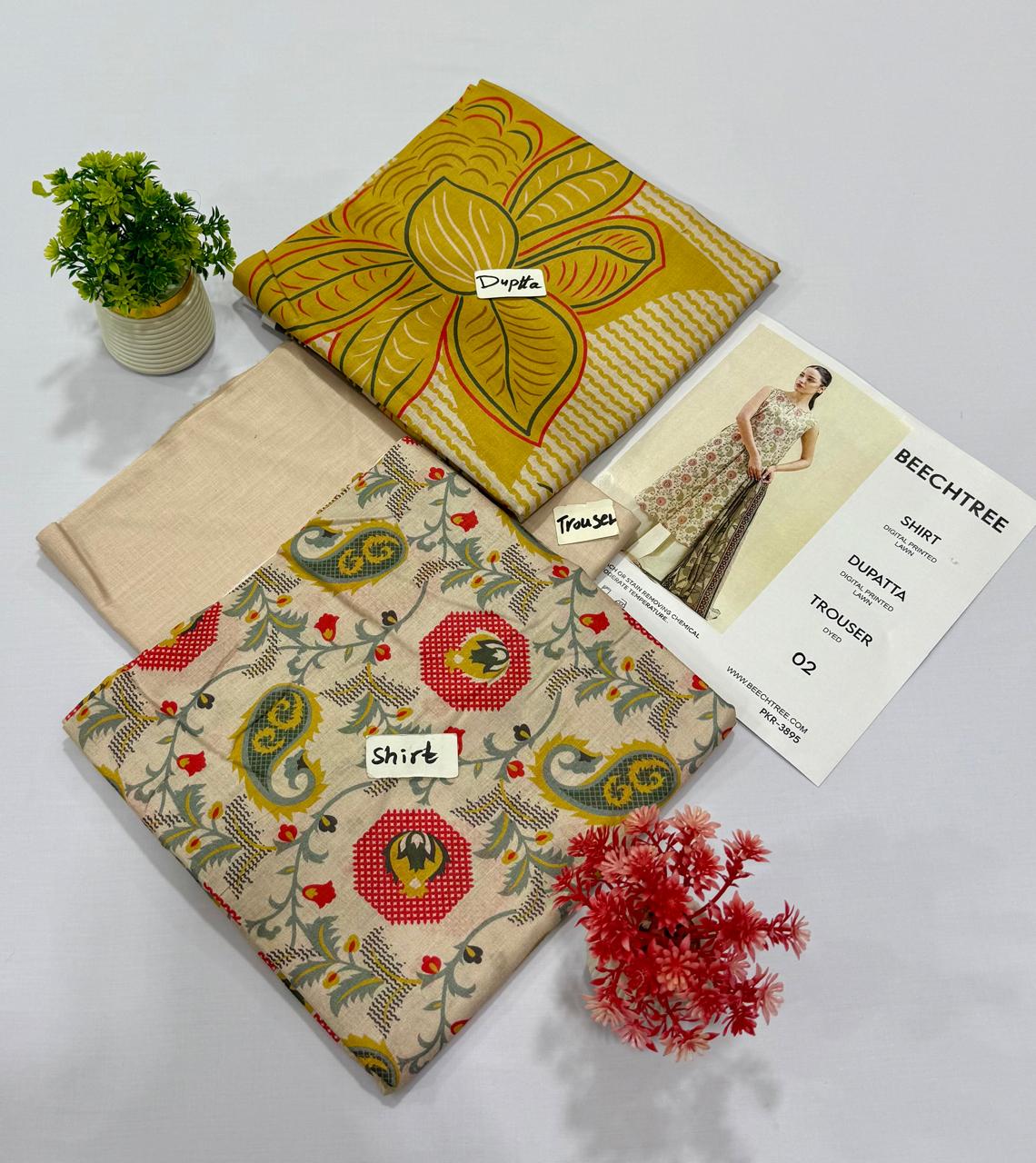 BEECHTREE DIGITAL PRINT LAWN 5 SUITS B