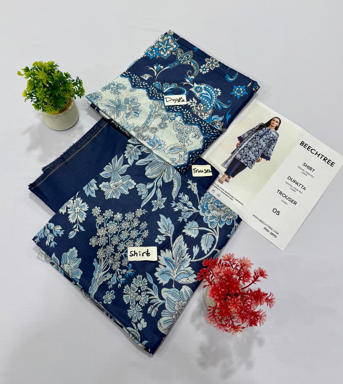 BEECHTREE DIGITAL PRINT LAWN 5 SUITS B