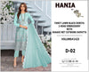 Hania By P. 3 Pc Lawn 3 Suits A