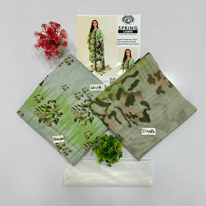 Gull Jee Mid Summer Cotton 3 Piece – Unstitched All Over Print 5 Suits A