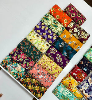 Kayseria 2Pc All Over Bana Dora Print Linen 30 Suits