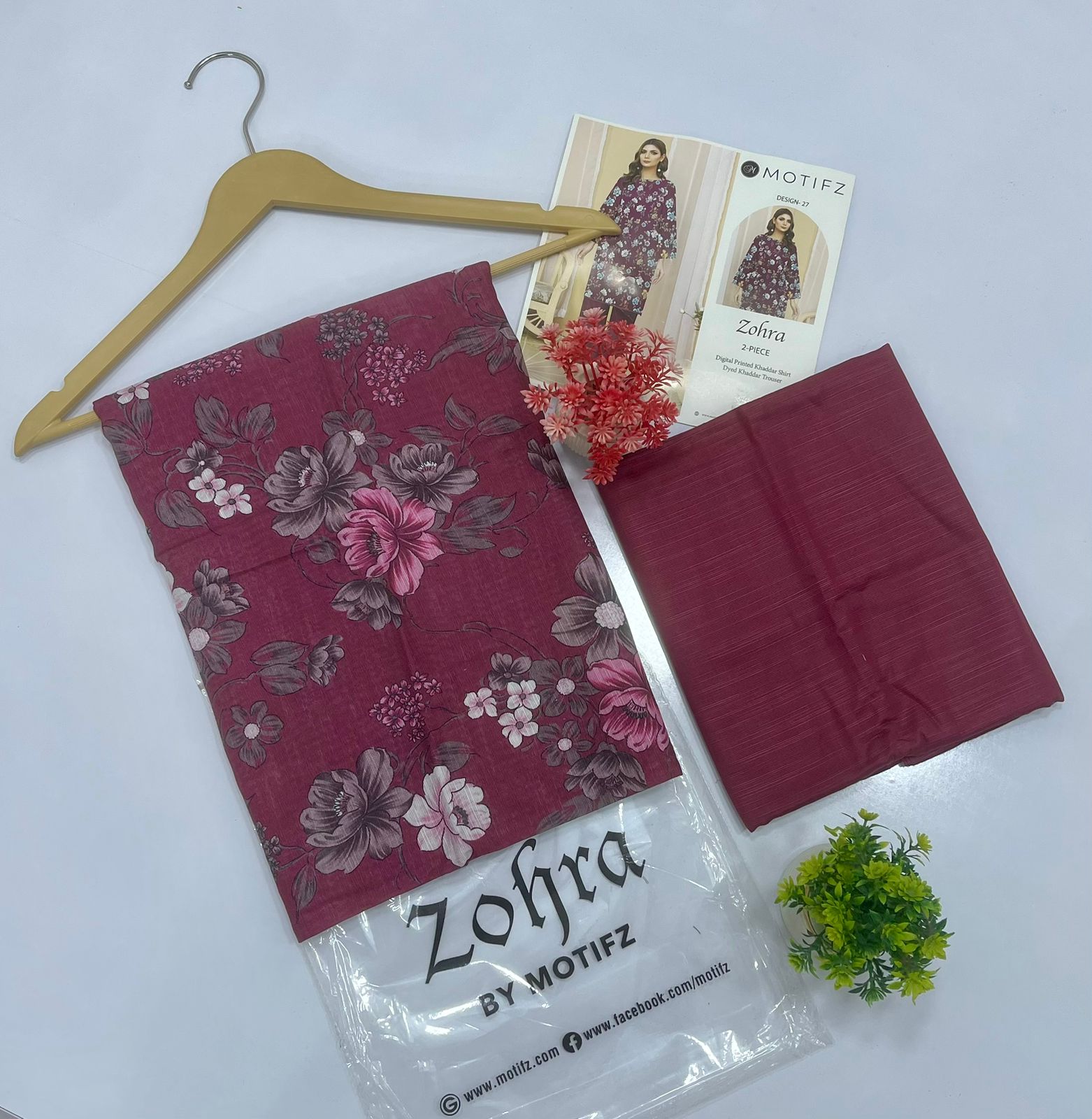 ZOHRA by Motifz 2PC Khaddar 20 Suit