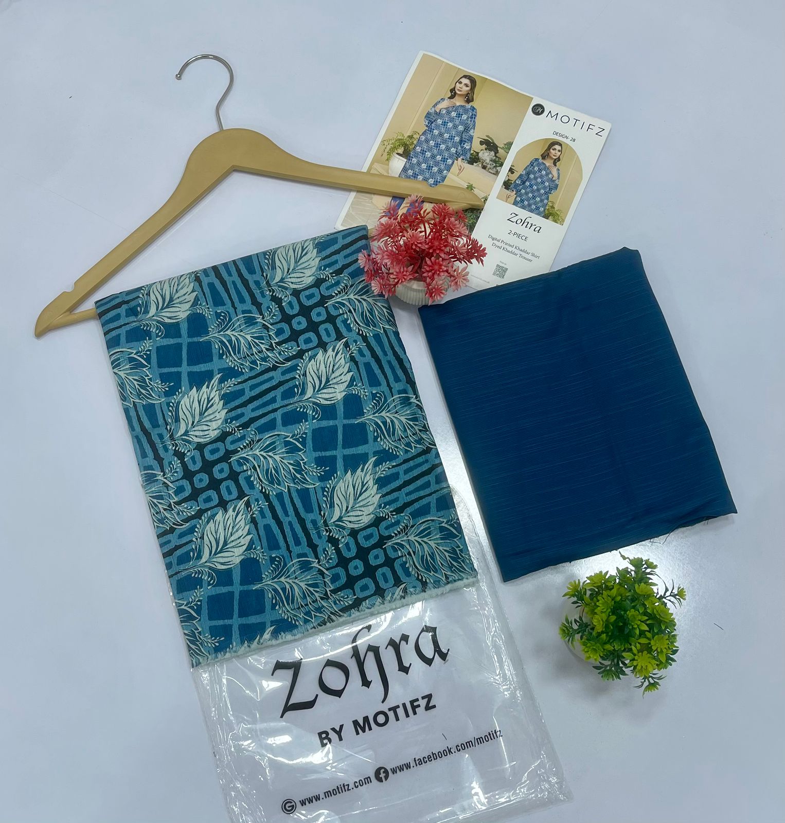 ZOHRA by Motifz 2PC Khaddar 20 Suit
