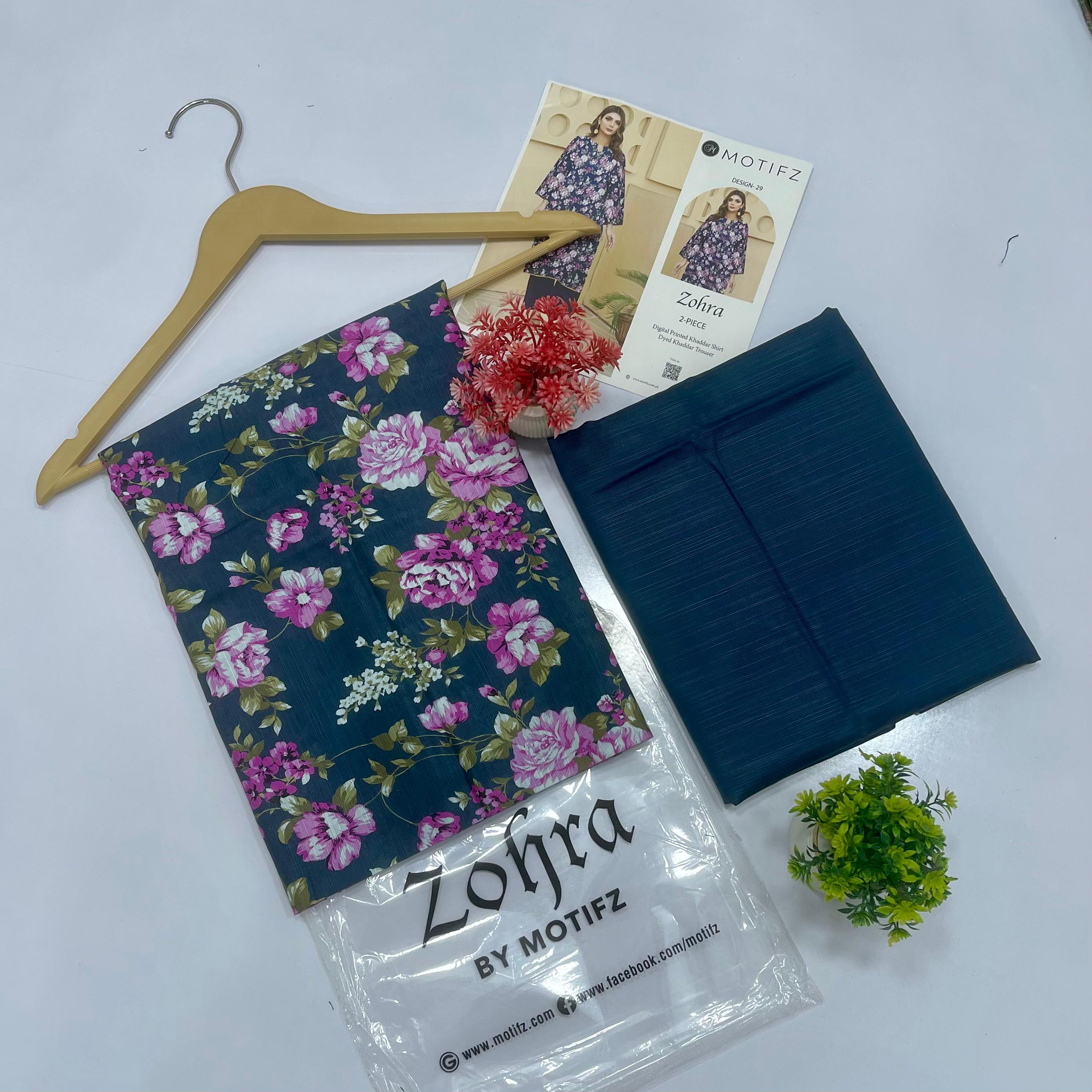 ZOHRA by Motifz 2PC Khaddar 20 Suit