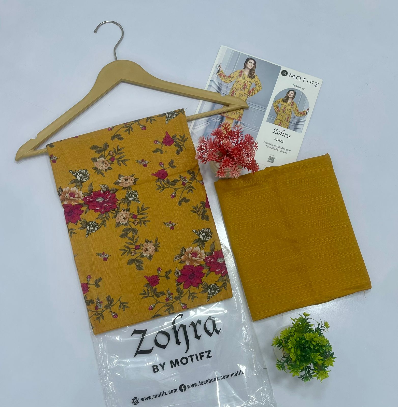 ZOHRA by Motifz 2PC Khaddar 20 Suit