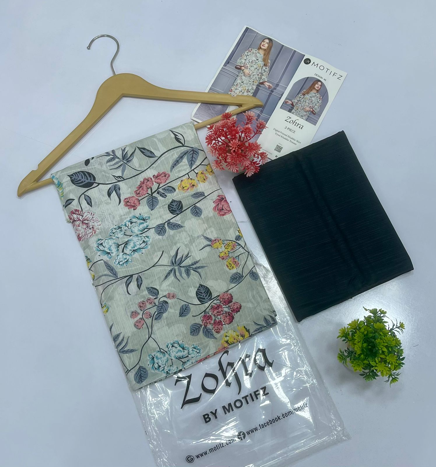 ZOHRA by Motifz 2PC Khaddar 20 Suit