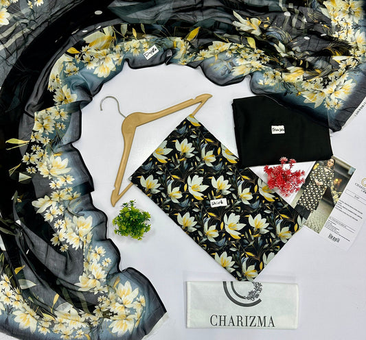 Charizma  C Print Bana Dora 3Pc Viscose (10 Suits)