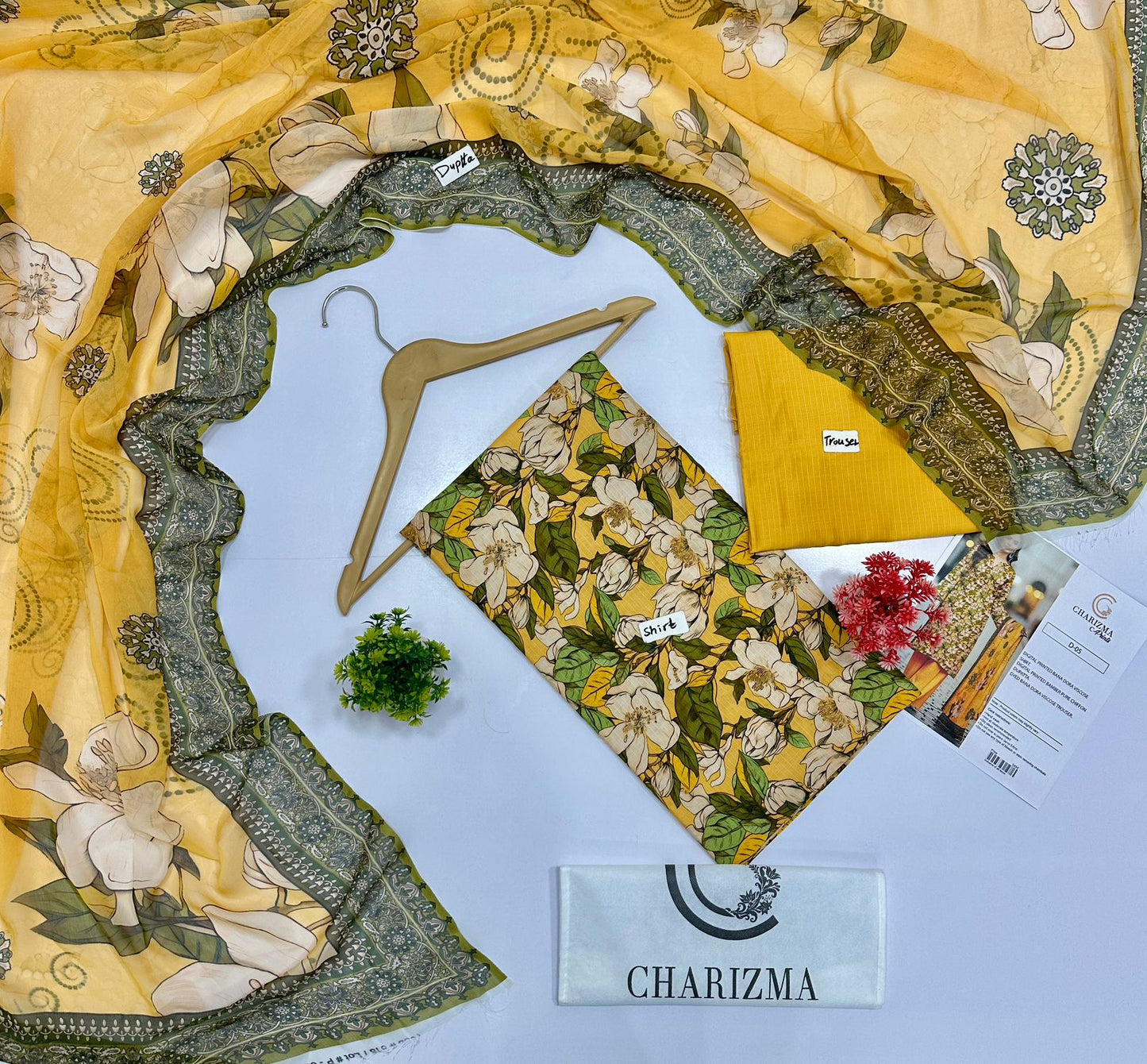 Charizma  C Print Bana Dora 3Pc Viscose (10 Suits)