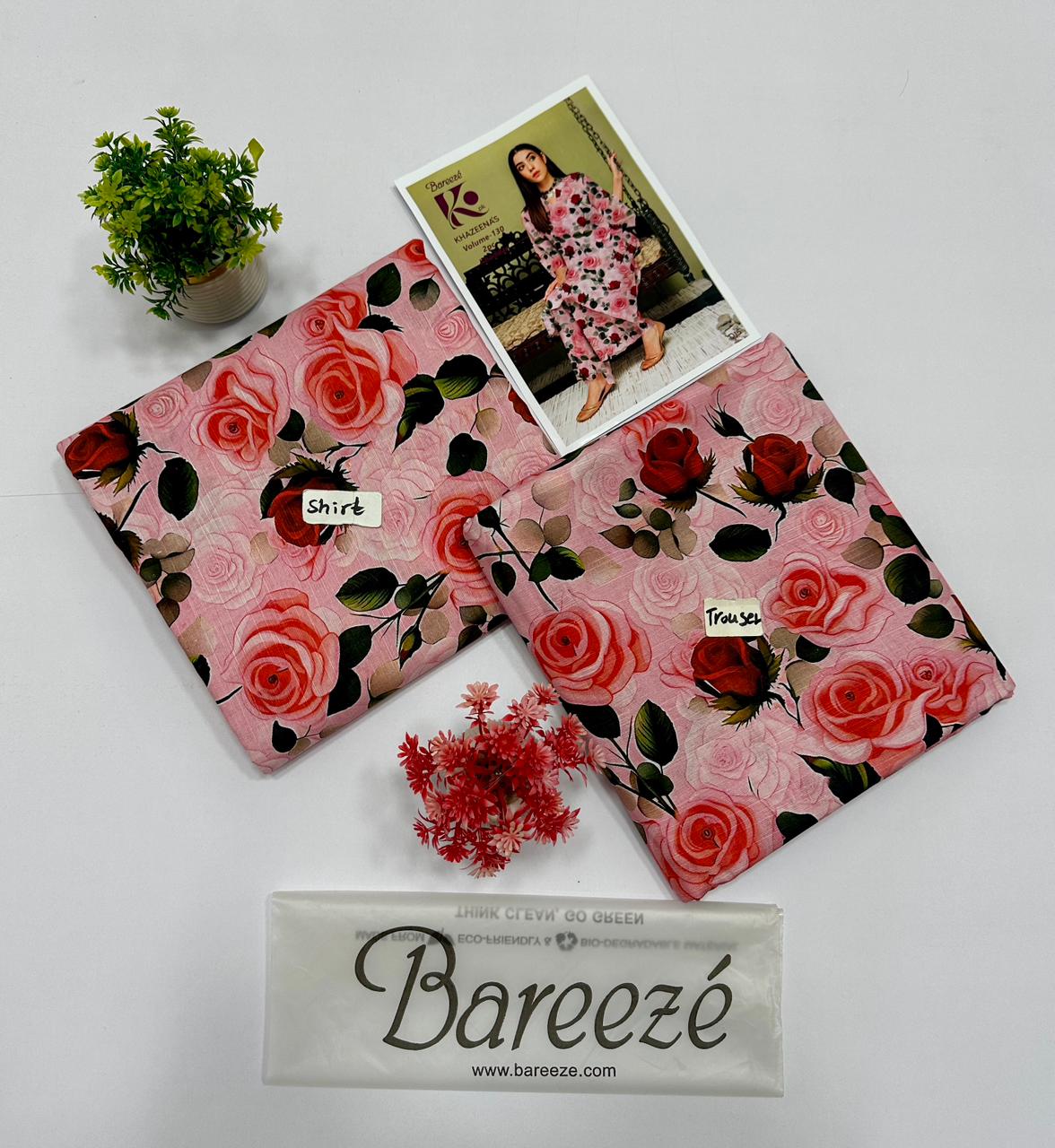 Bareeze Khadder 2 Pc Digital Printed All Over 20 Suits