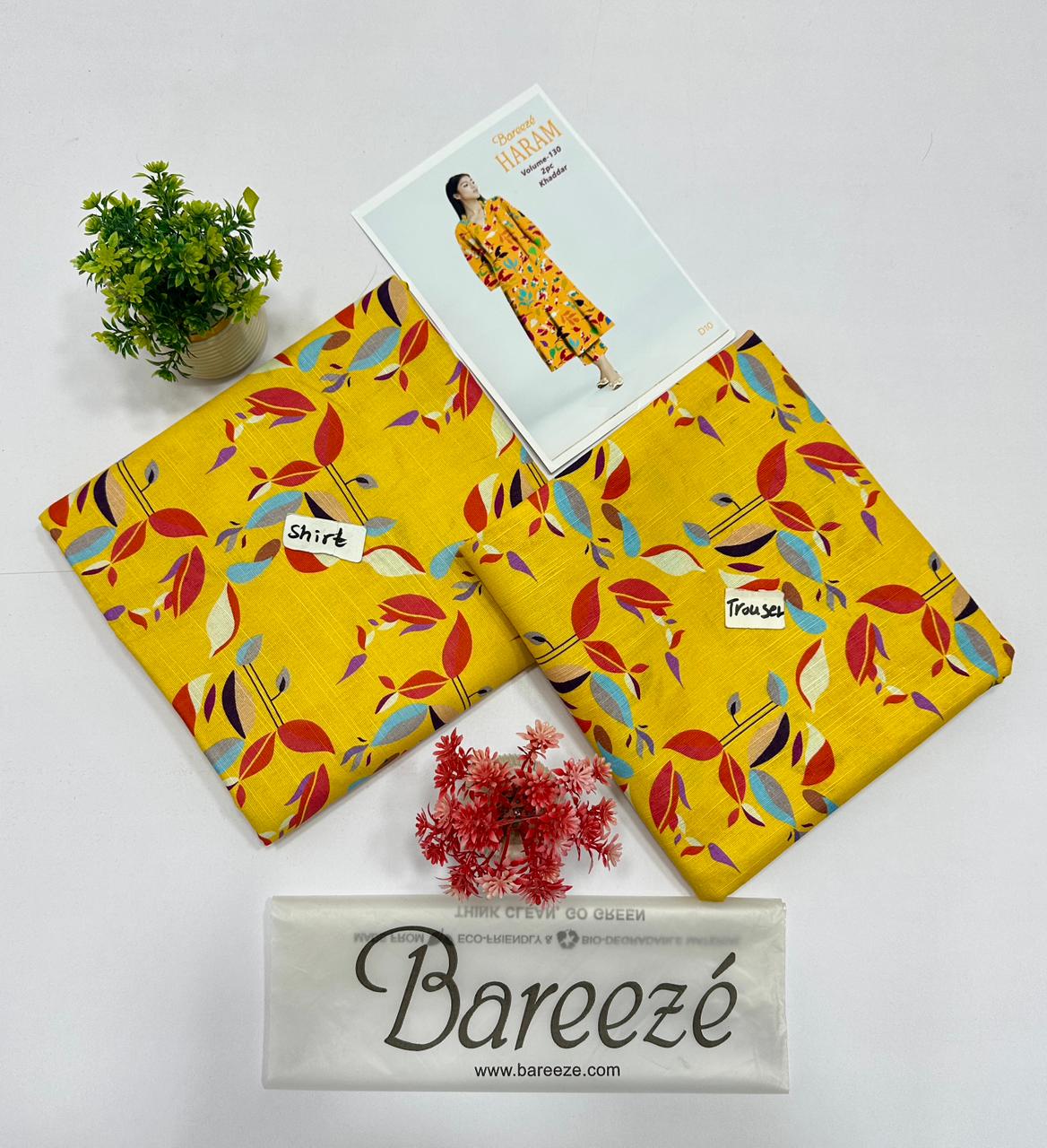 Bareeze Khadder 2 Pc Digital Printed All Over 10 Suits A