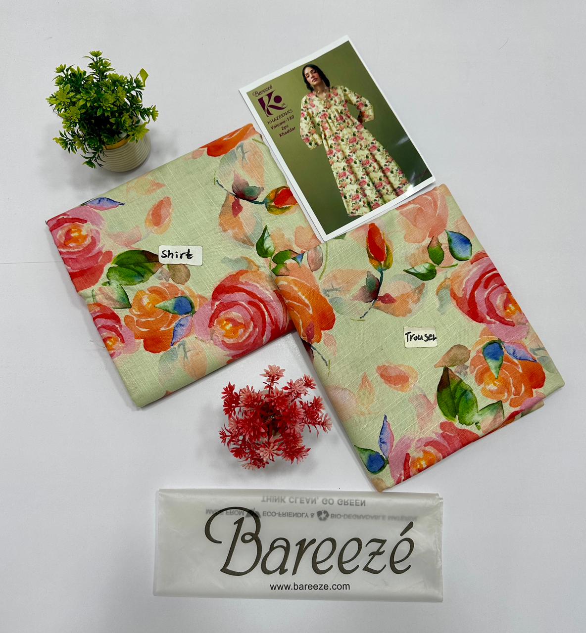 Bareeze Khadder 2 Pc Digital Printed All Over 20 Suits