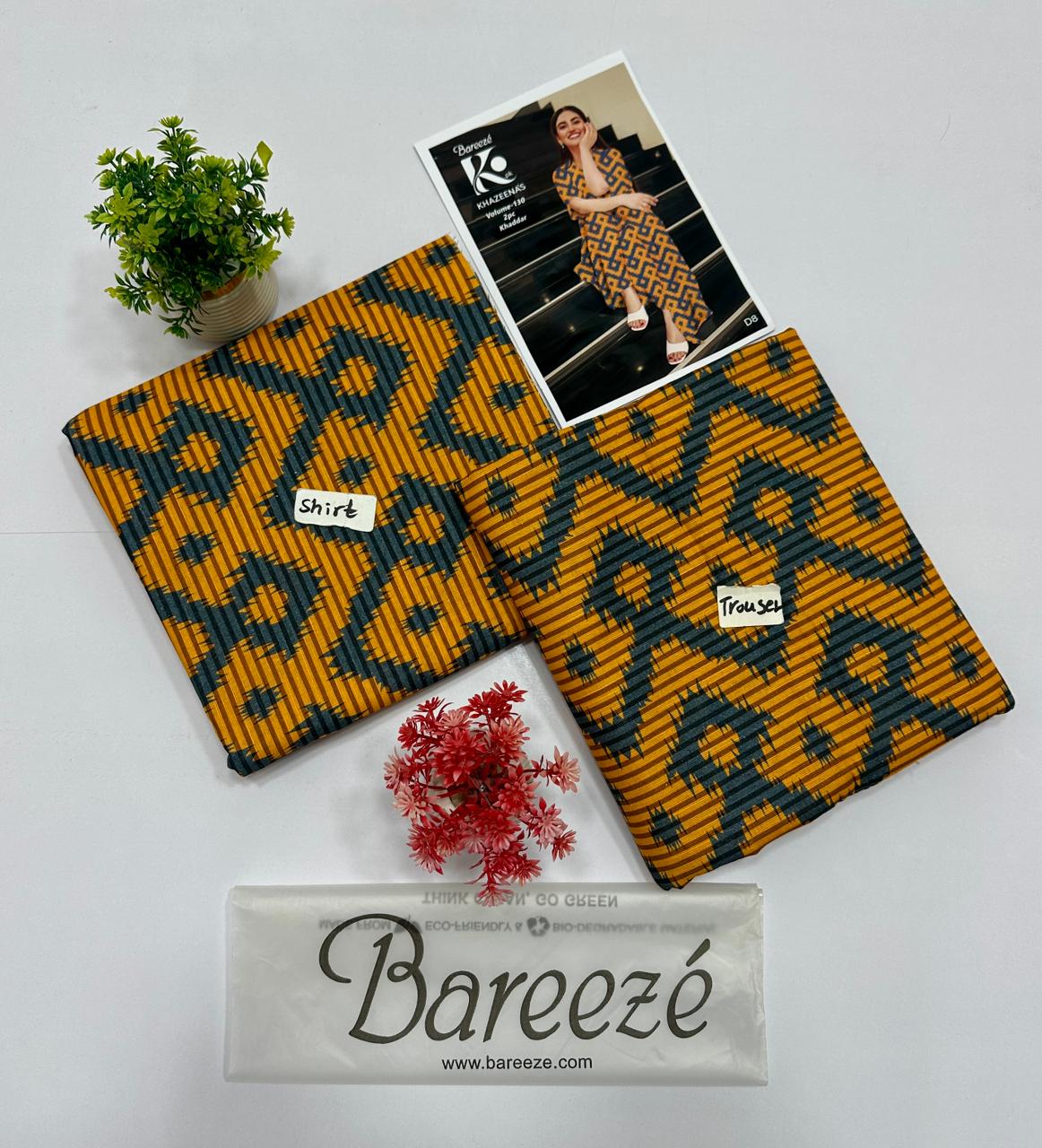 Bareeze Khadder 2 Pc Digital Printed All Over 20 Suits