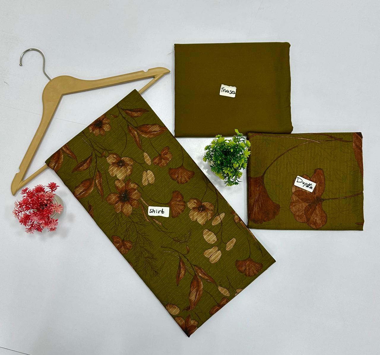 Original Brand Bana Dora Crown 3 Pc Peach Wool (5 Suits) A