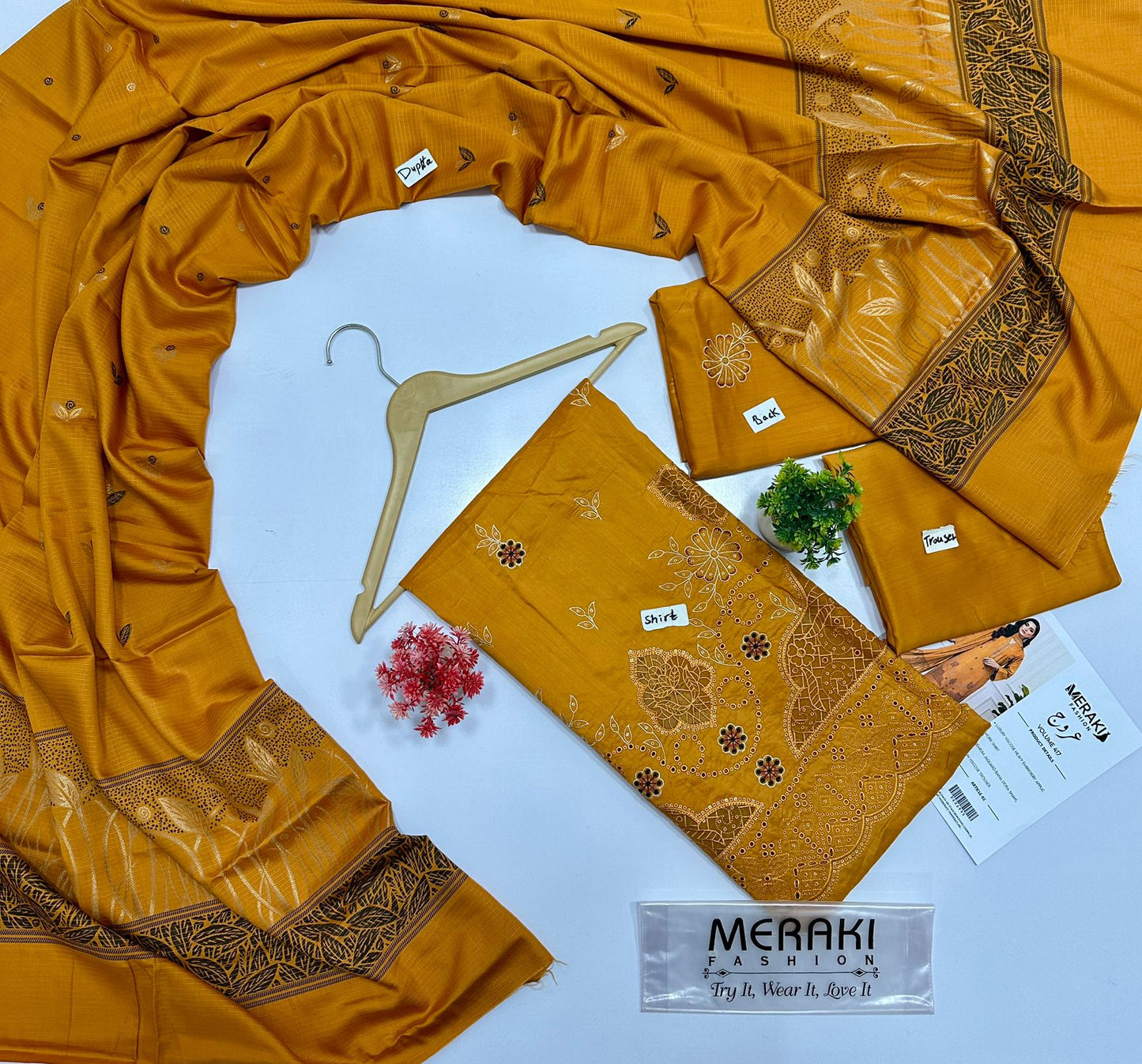 Meraki Fashion Vol 417 Viscose   (8 Suits)