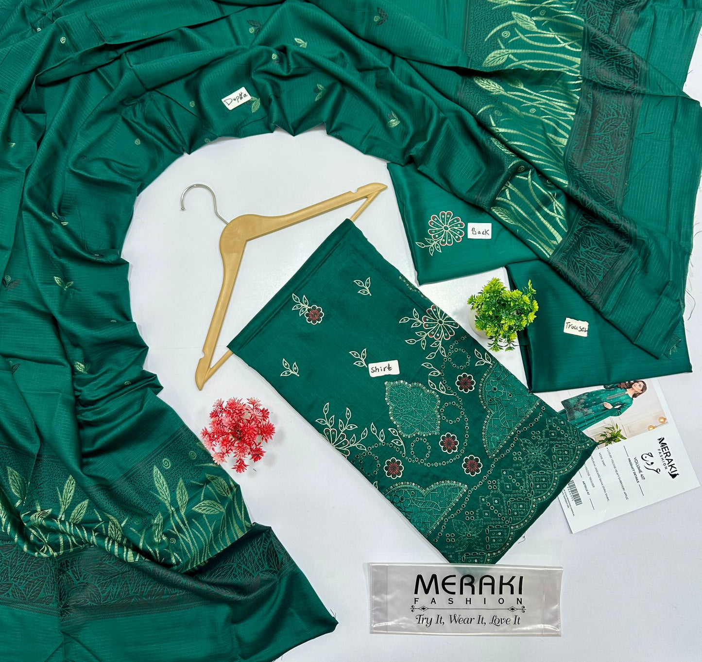 Meraki Fashion Vol 417 Viscose   (8 Suits)