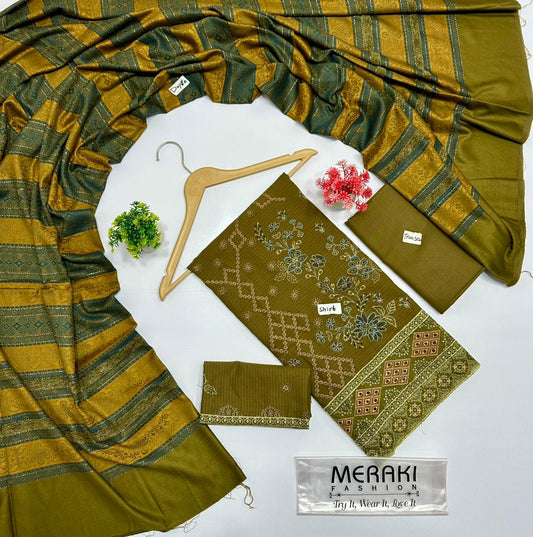 Meraki Fashion Vol 422 Pashmin Wool (6 Suits)