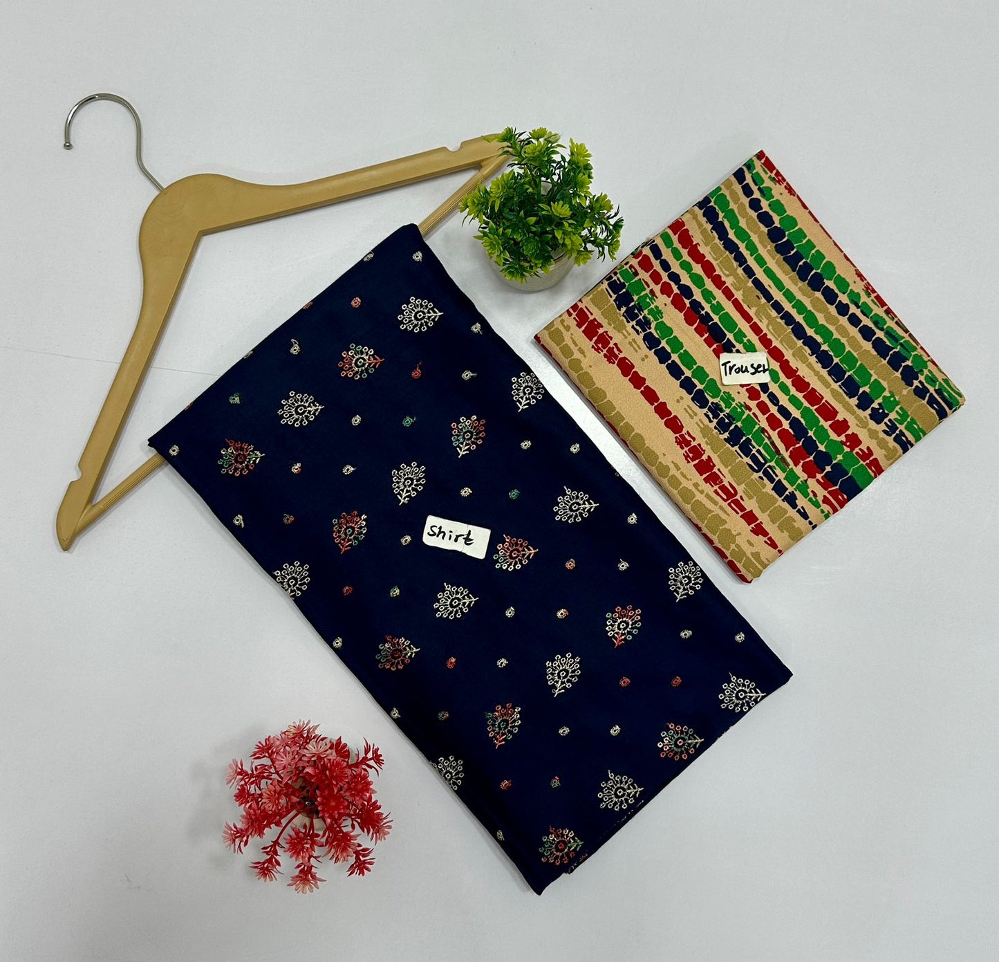 Chikan kari Multi Peace Dhanak (16 Suits)