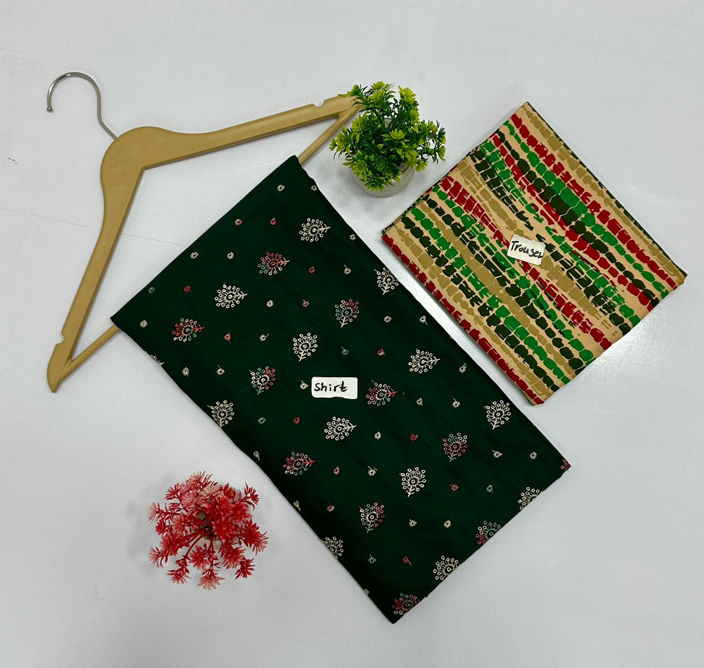 Chikan kari Multi Peace Dhanak (16 Suits)