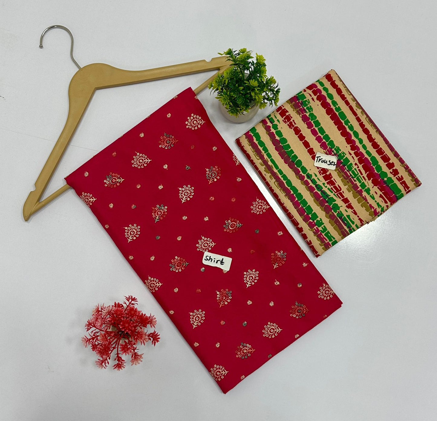 Chikan kari Multi Peace Dhanak (16 Suits)