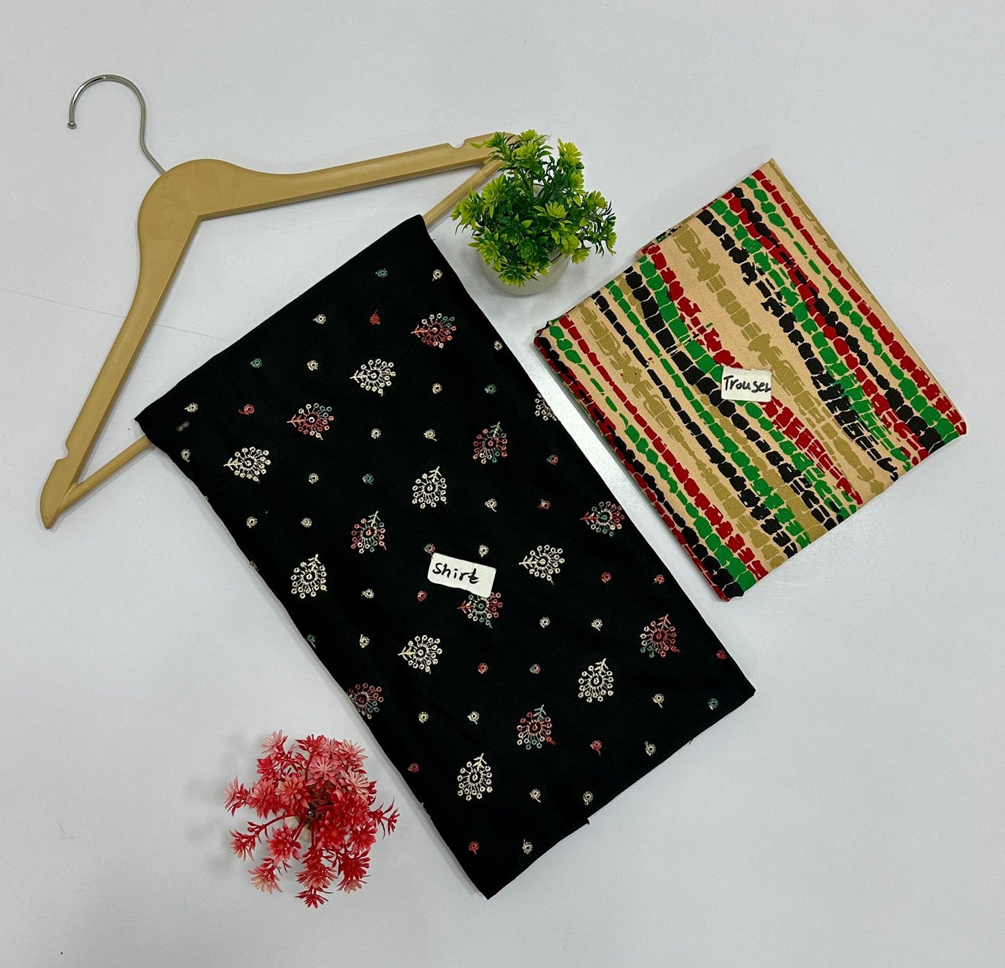 Chikan kari Multi Peace Dhanak (16 Suits)