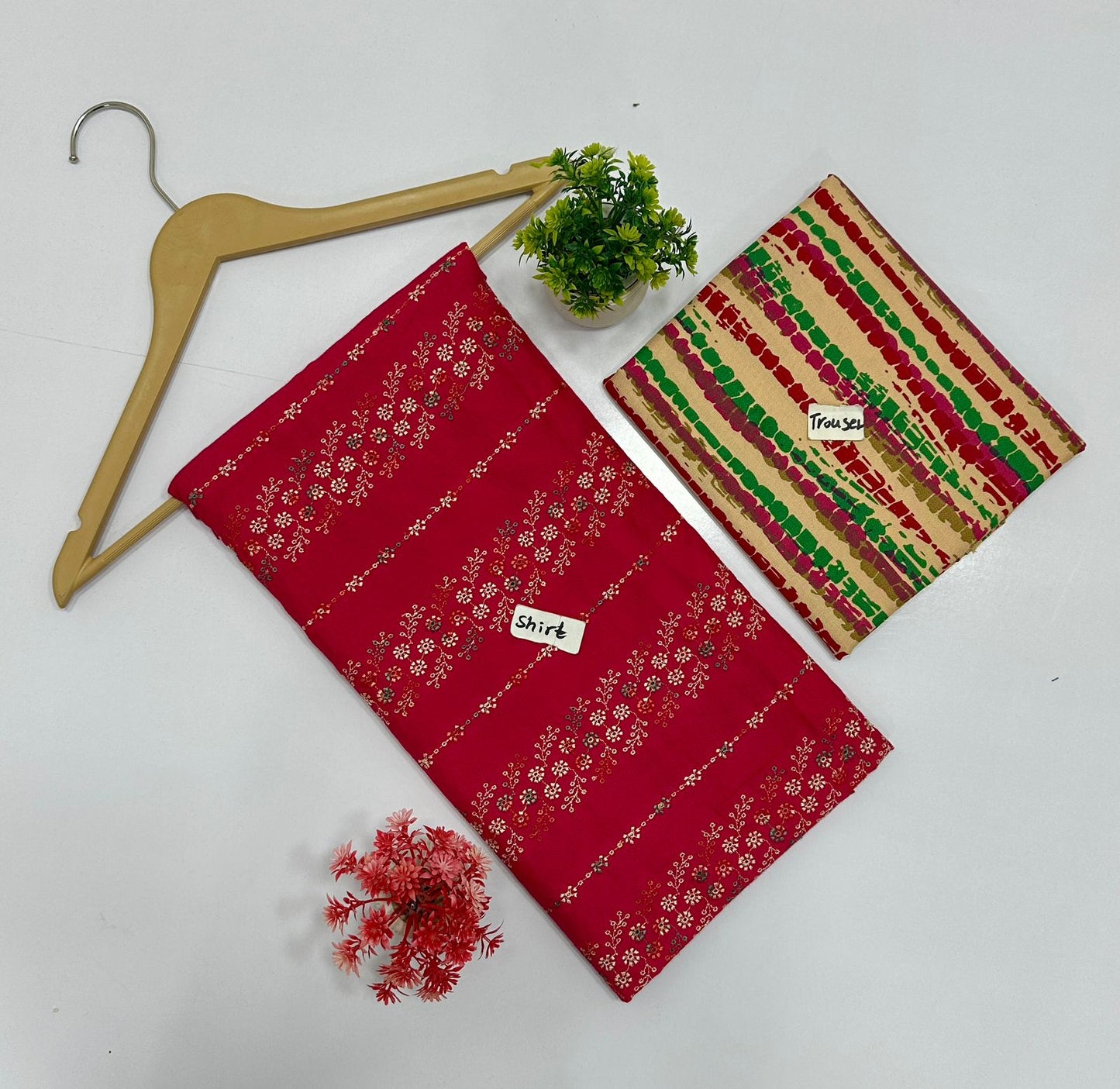 Chikan kari Multi Peace Dhanak (16 Suits)