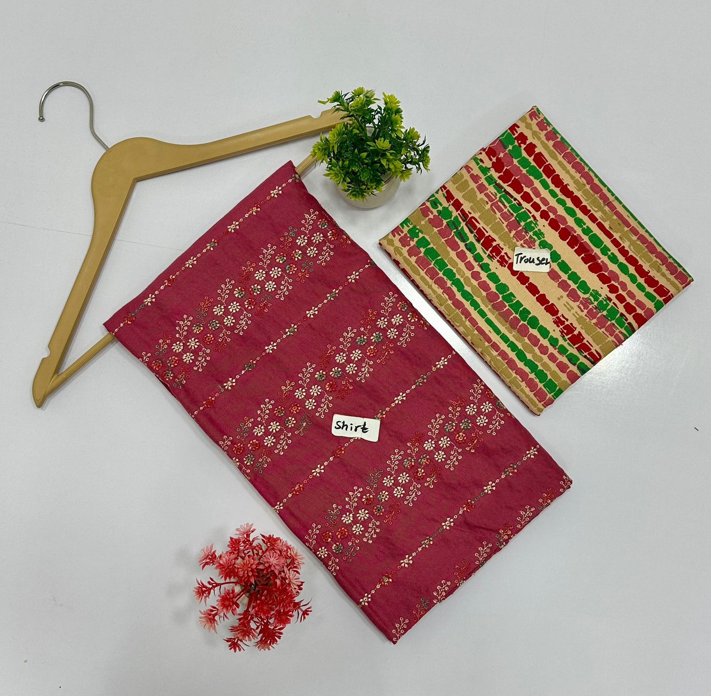 Chikan kari Multi Peace Dhanak (16 Suits)