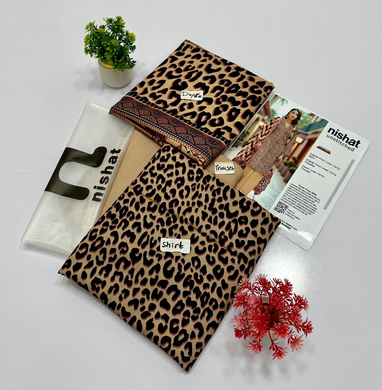 Nisha By Nishat Linen 3 Pc (9 Suits)