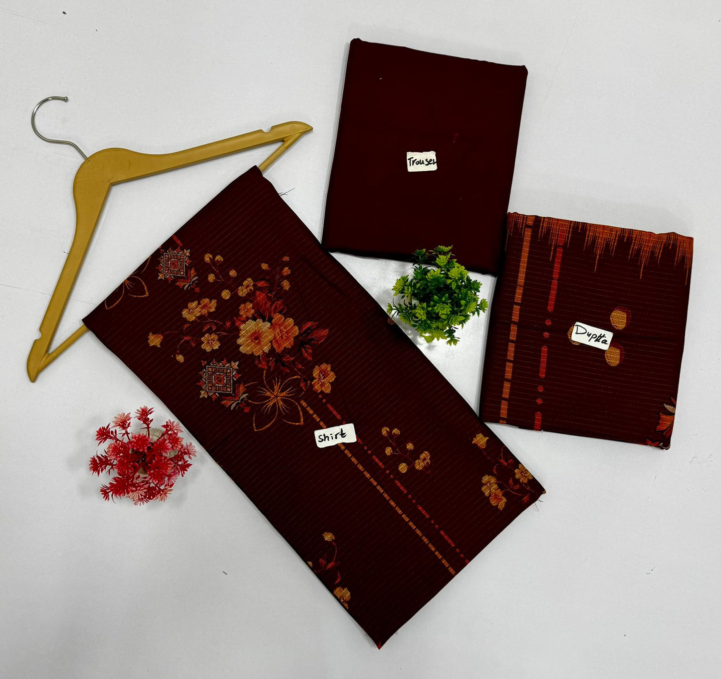 Charcoal Brand 3Pc Bana Dora (4  Suits)B