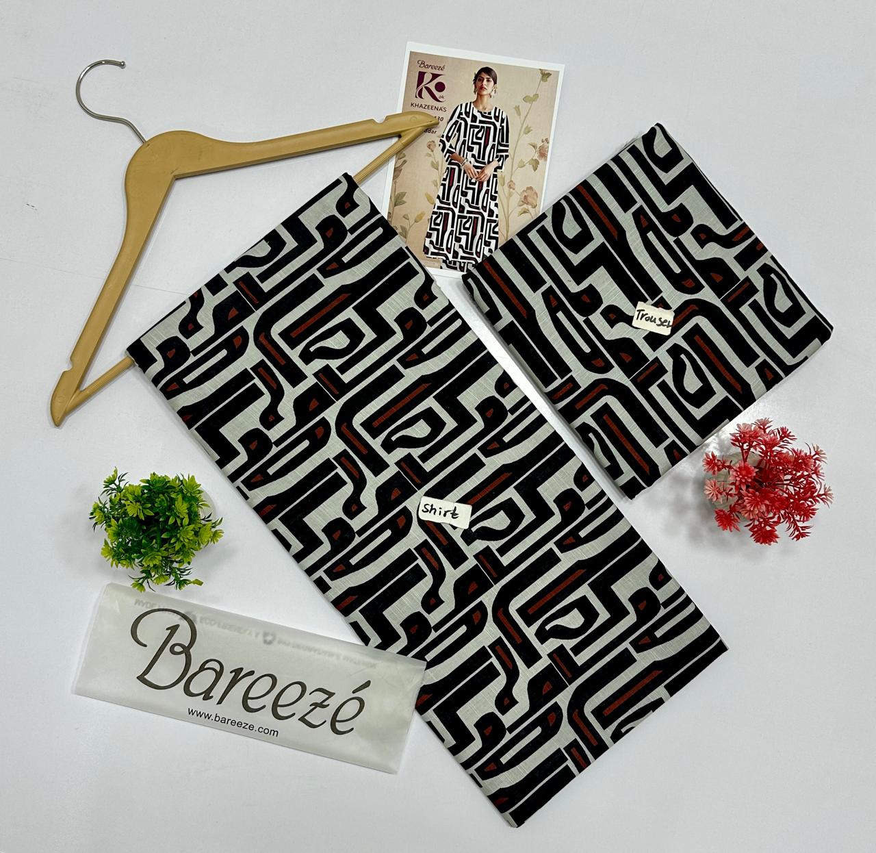 Bareeze Khadder 2 Pc Digital Printed All Over ( 15 Suits)