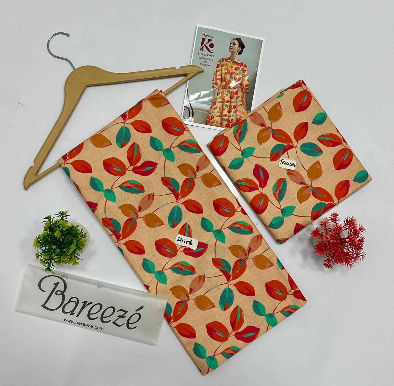 Bareeze Khadder 2 Pc Digital Printed All Over ( 8 Suits)A