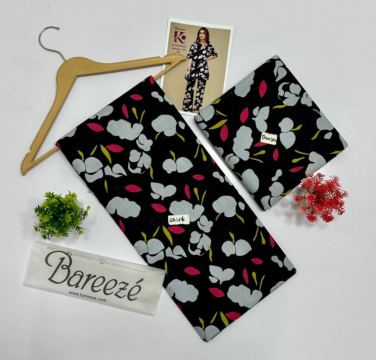 Bareeze Khadder 2 Pc Digital Printed All Over ( 8 Suits)A