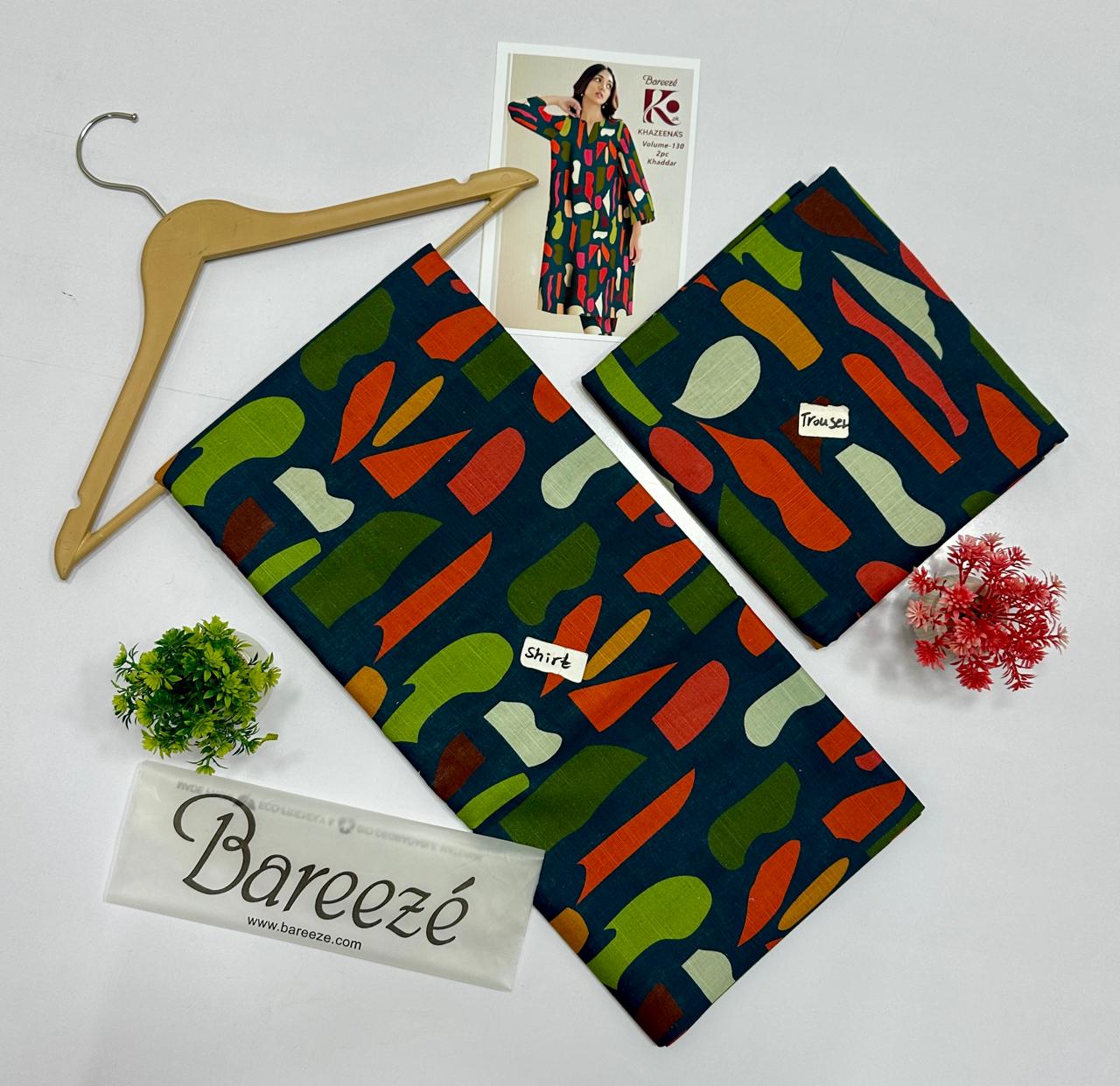 Bareeze Khadder 2 Pc Digital Printed All Over ( 8 Suits)A