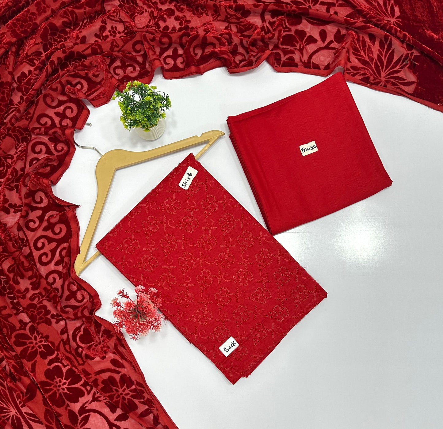 Johra Chikan Kari Leather (8 Suits)