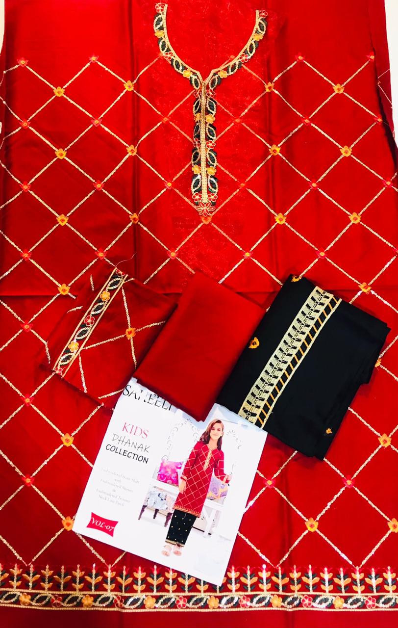 Saheeli Vol 7 Kid Collection Dhanak (10 Suits)