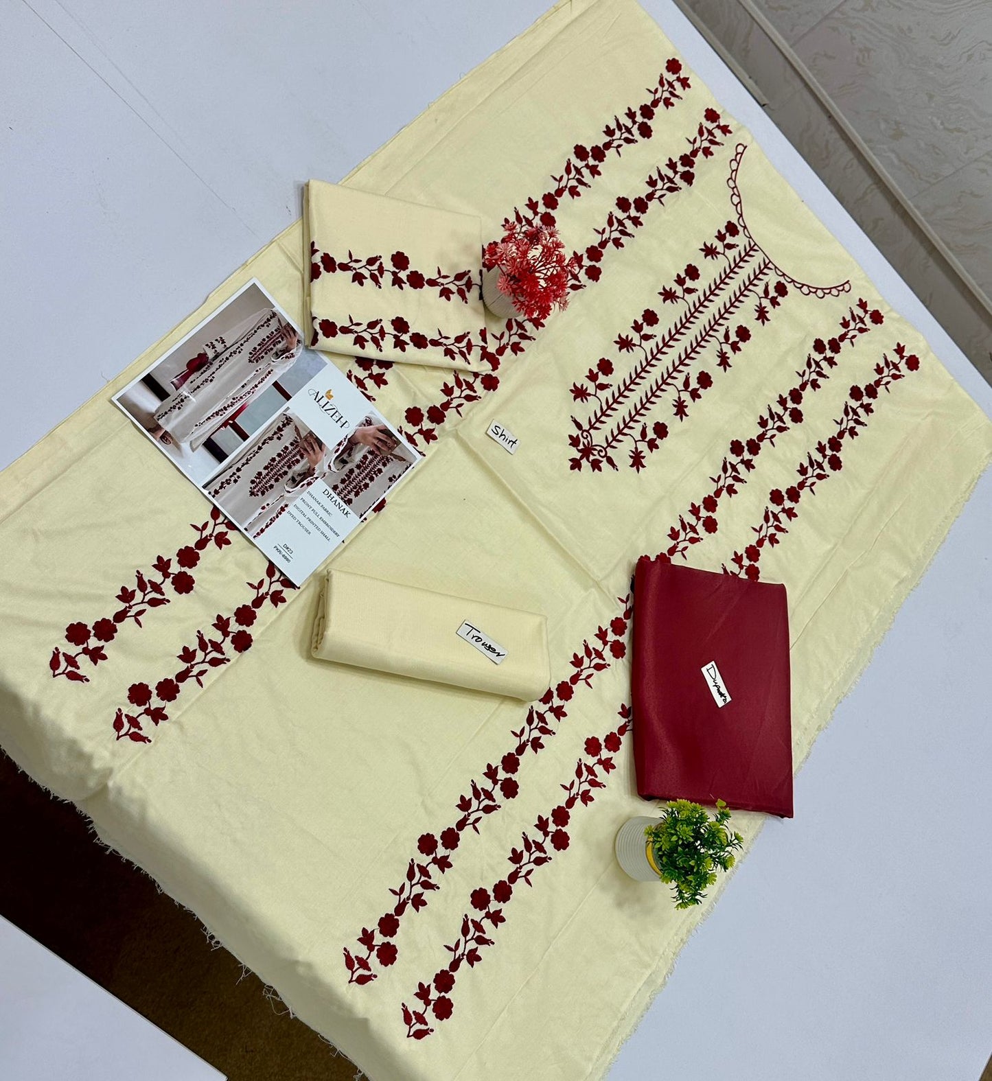 Hit Codes Big Brand 3 Pc Dhanak (6 Suits) A