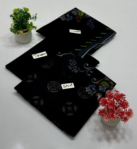 Peach Wool Charcal 3 Pc (4 Suits)A