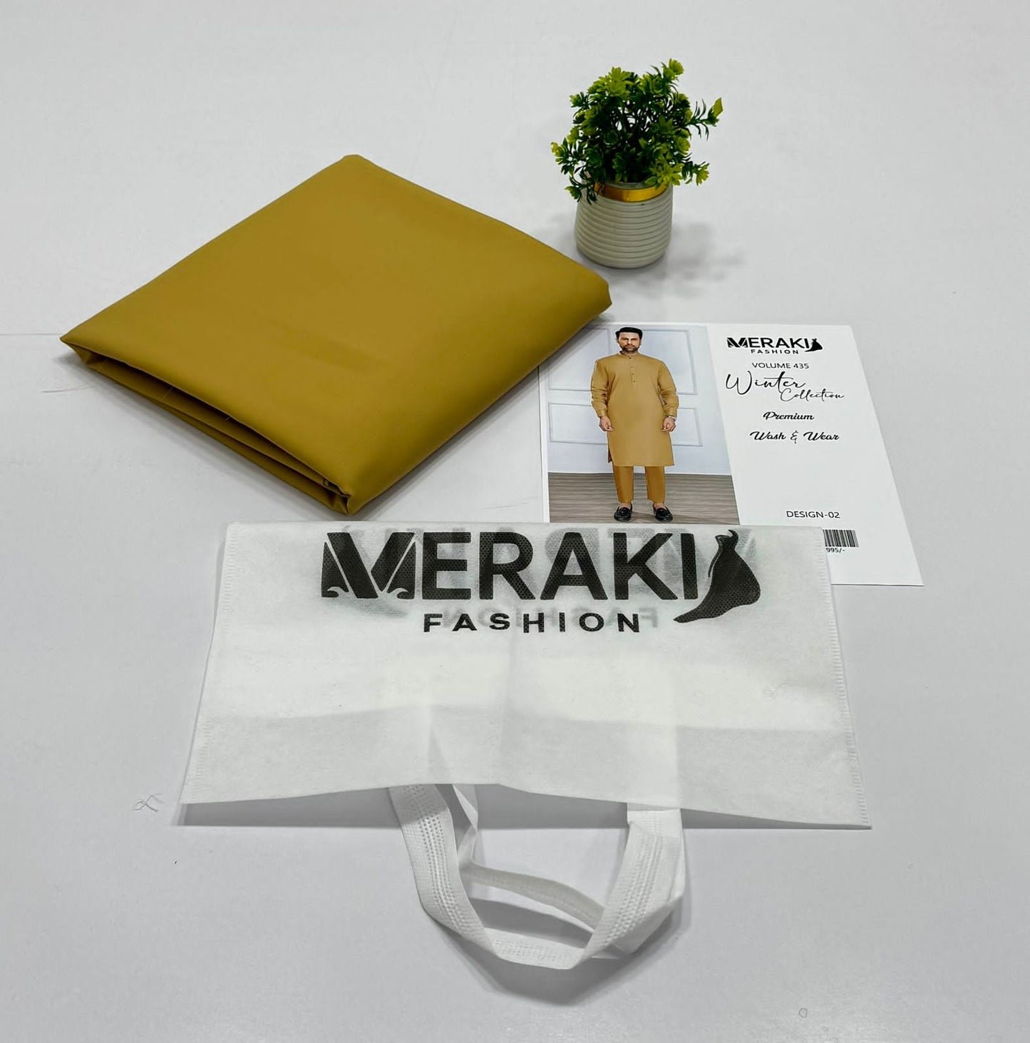 Meraki Fashion Vol 435 Wash & Wear ( 15 Suits)