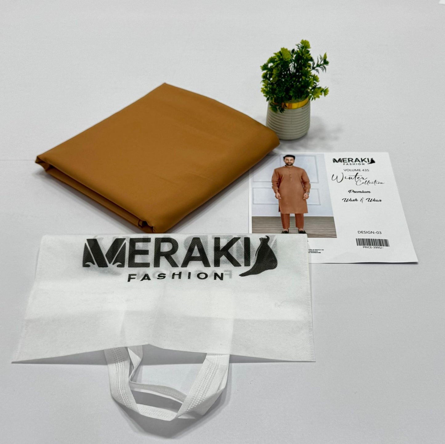 Meraki Fashion Vol 435 Wash & Wear ( 8 Suits)A
