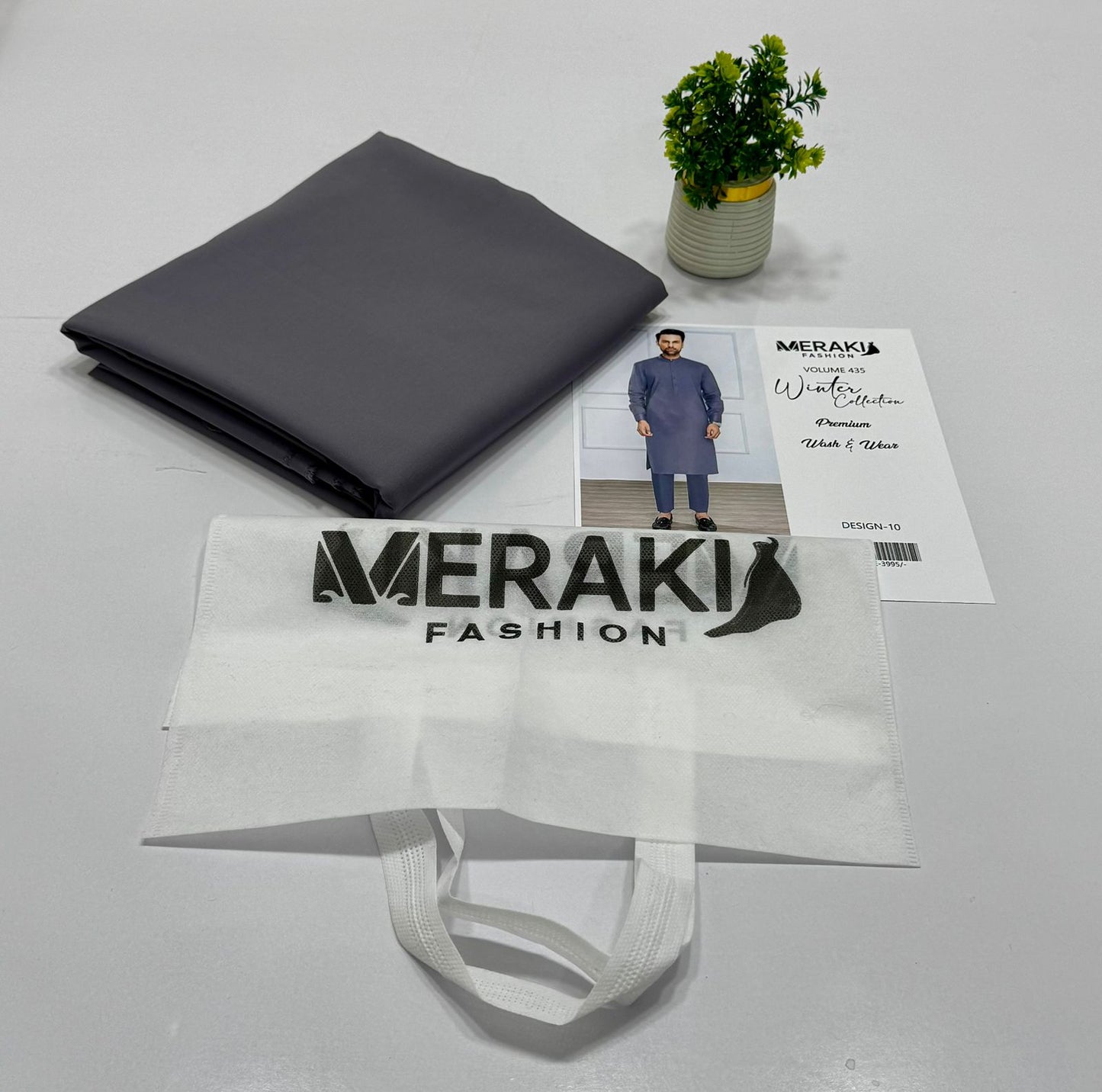 Meraki Fashion Vol 435 Wash & Wear ( 8 Suits)A