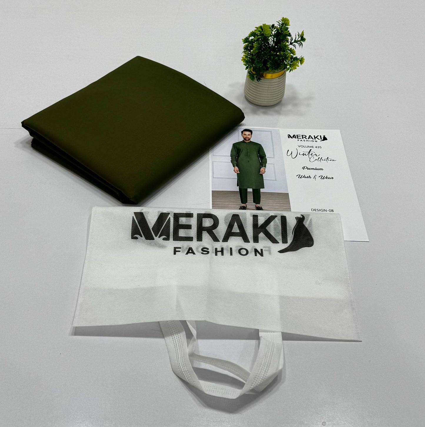 Meraki Fashion Vol 435 Wash & Wear ( 15 Suits)