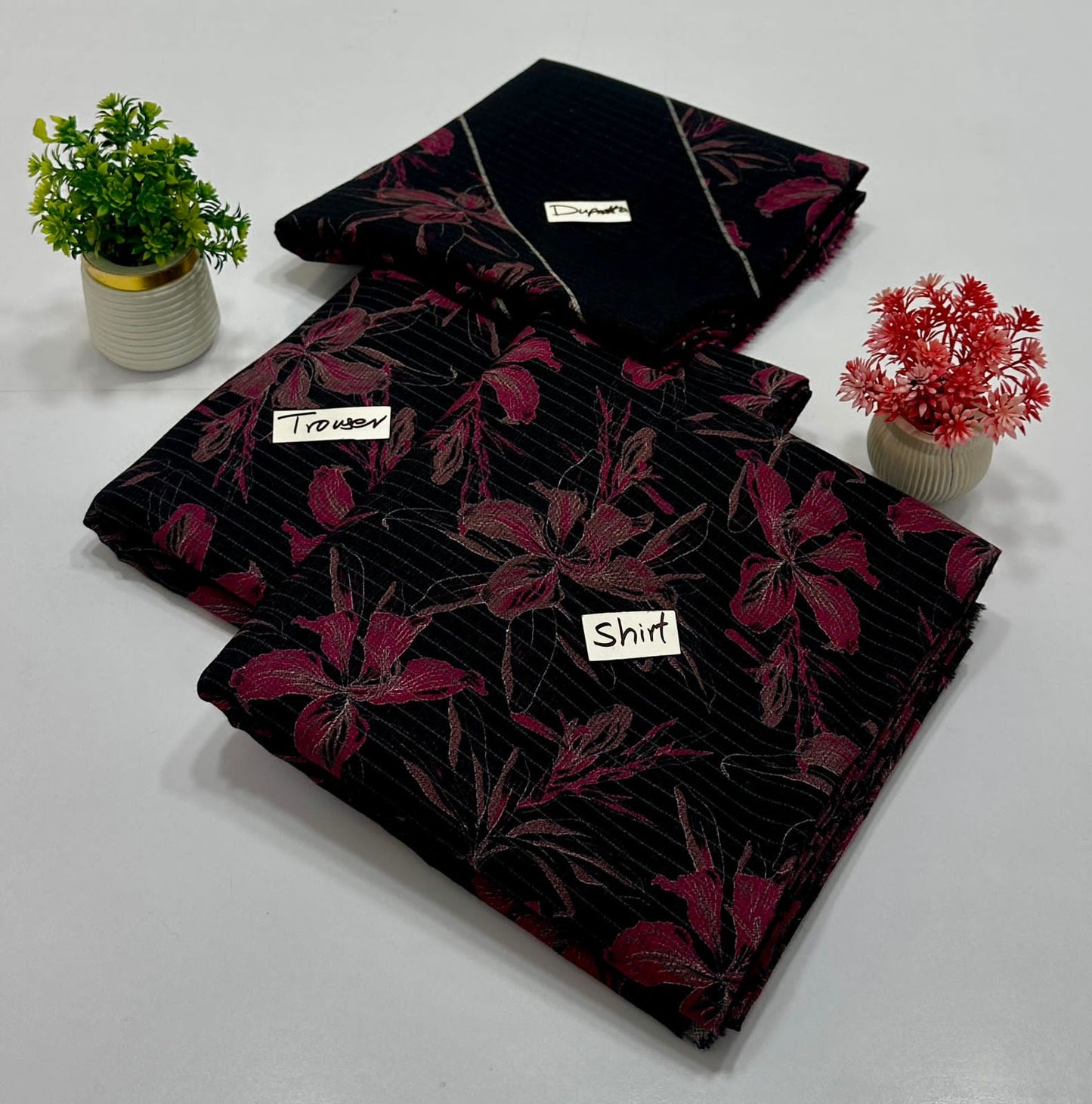 Original Brand Bin Saleen Chamki Peace Peach Dhanak 3Pc ( 5  Suits)A