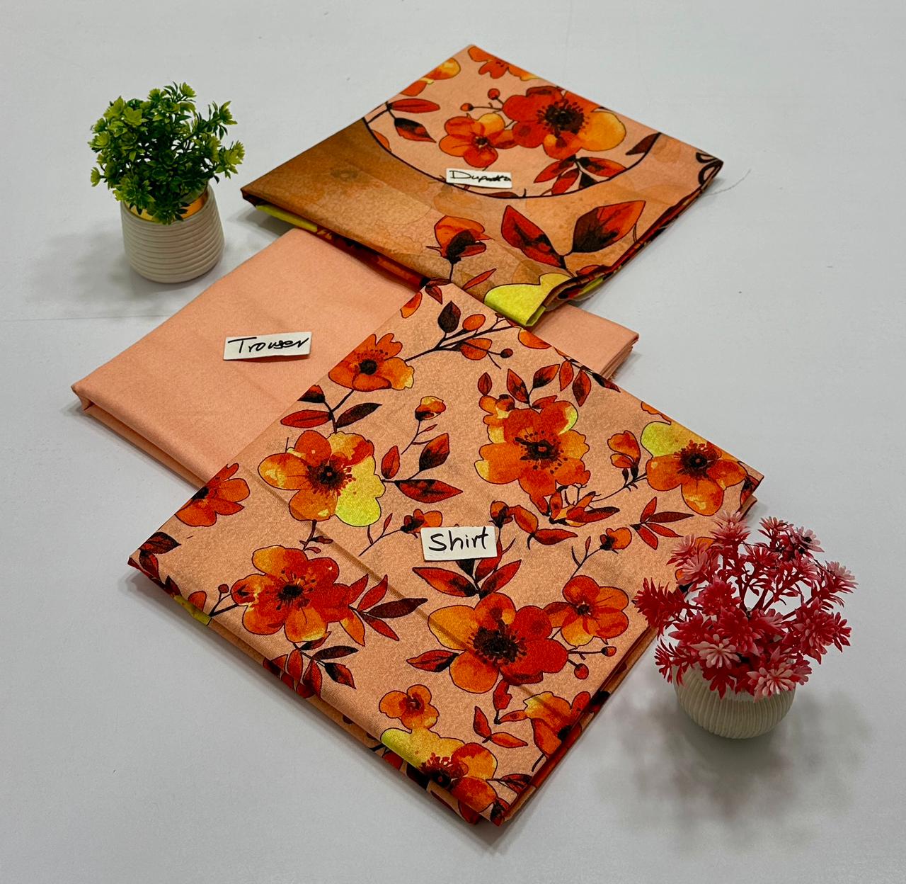 Kashish 3 Pc Digital Print Karandi (5 Suits)B