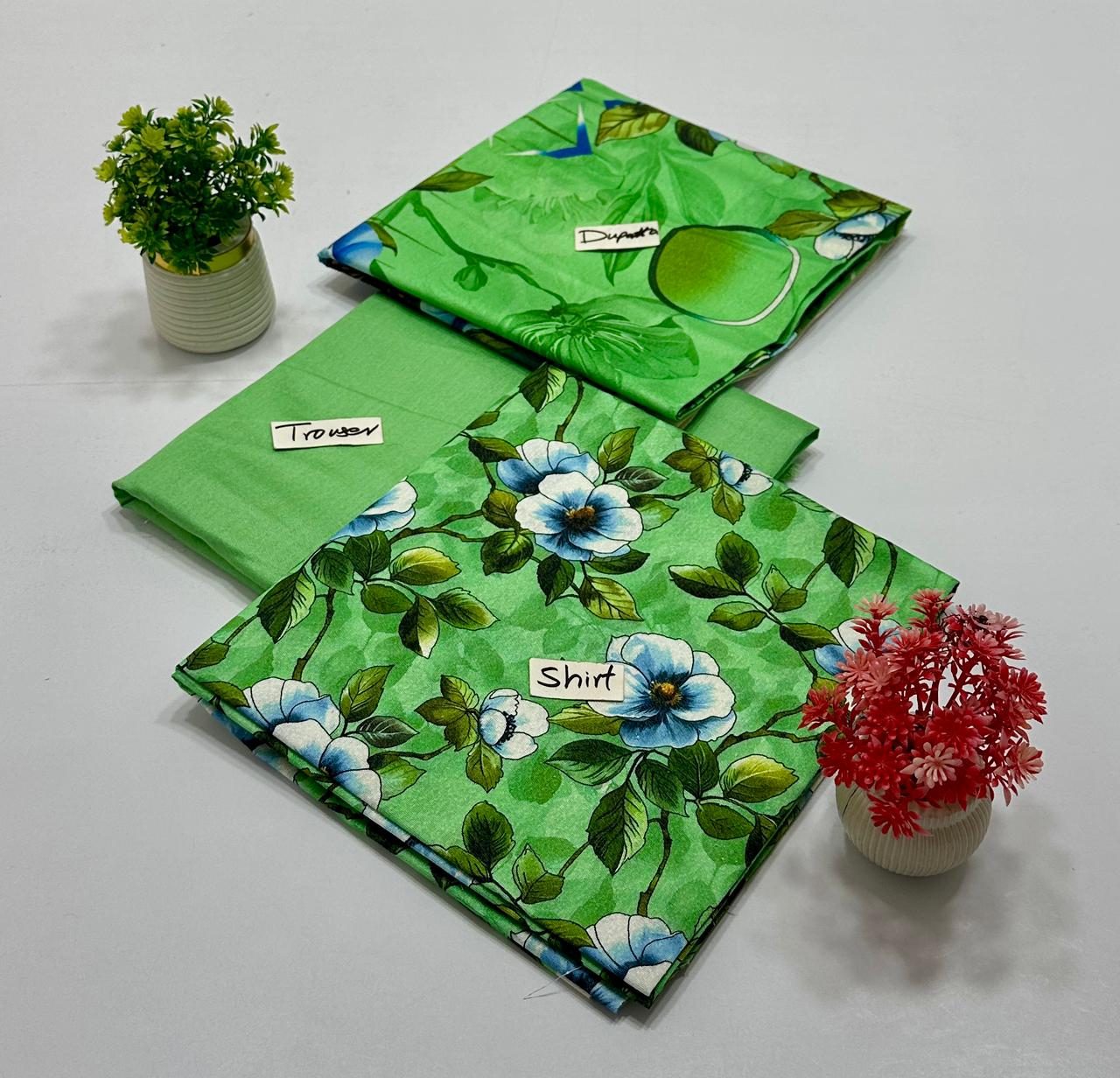 Kashish 3 Pc Digital Print Karandi (5 Suits)B