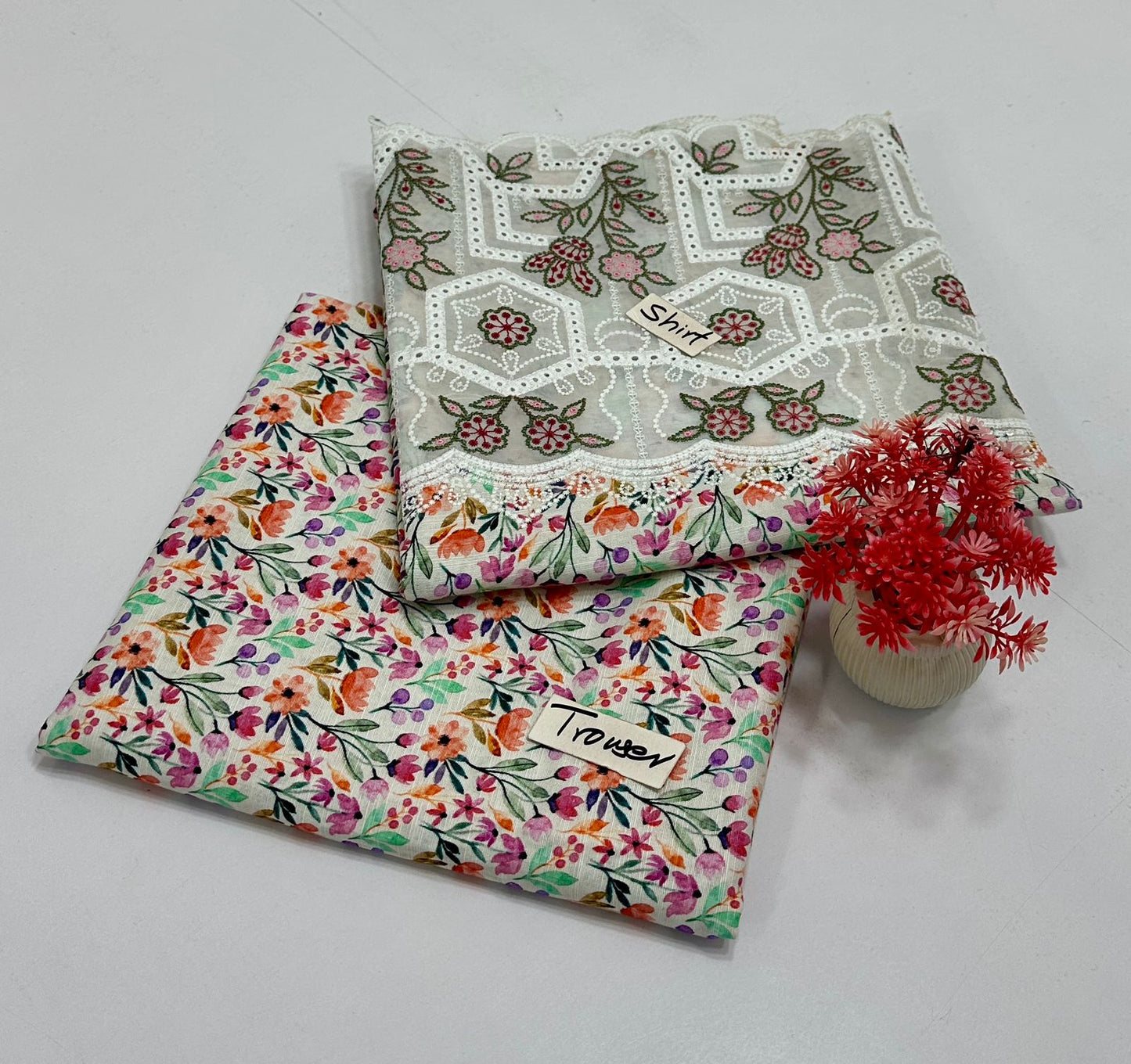 Original Brand Bin Saeed 2 Pc Patch Khaddar( 4 Suits )A