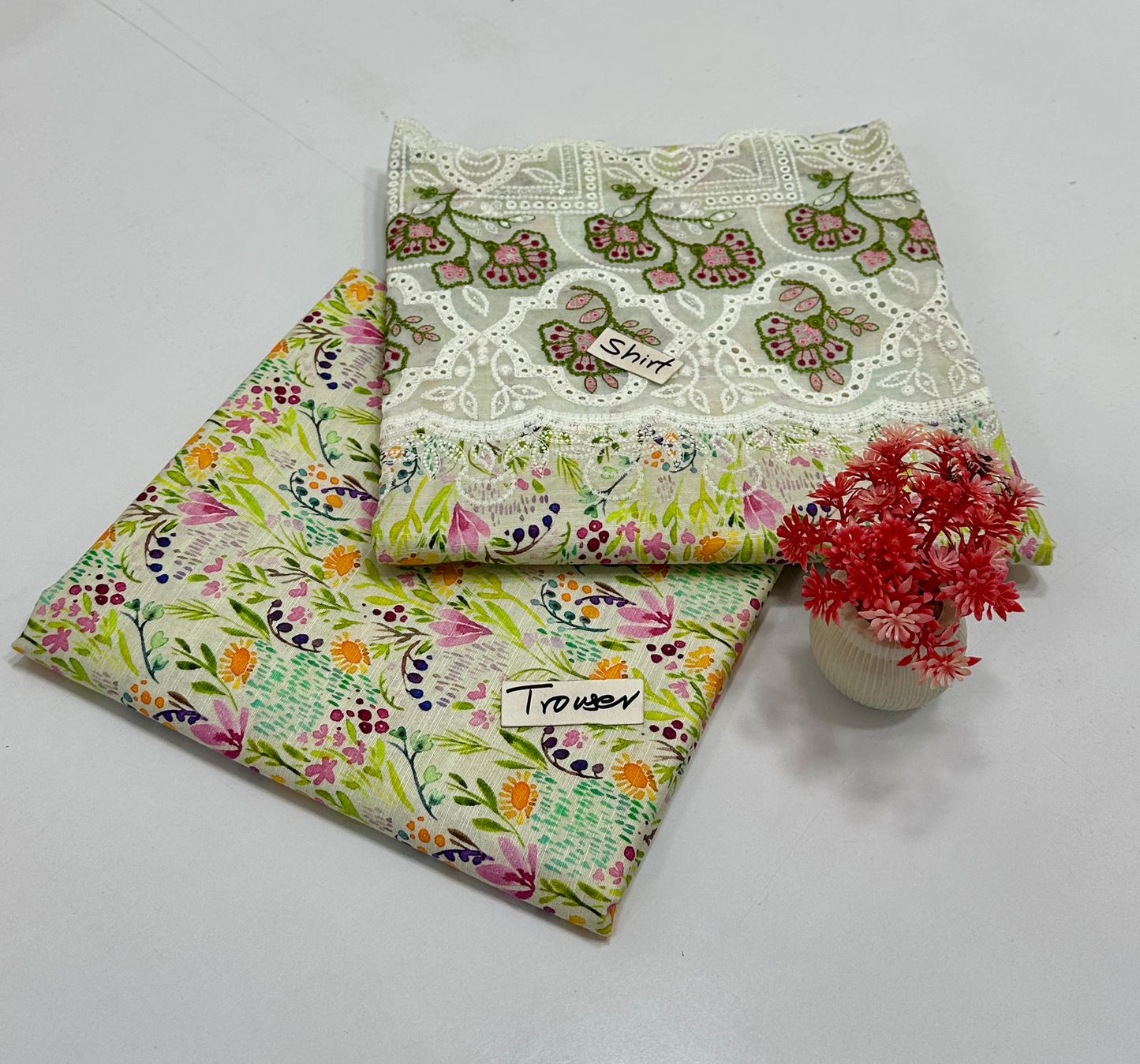 Original Brand Bin Saeed 2 Pc Patch Khaddar( 4 Suits )A