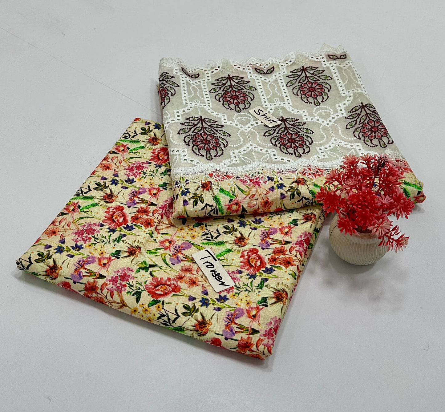 Original Brand Bin Saeed 2 Pc Patch Khaddar( 4 Suits )A