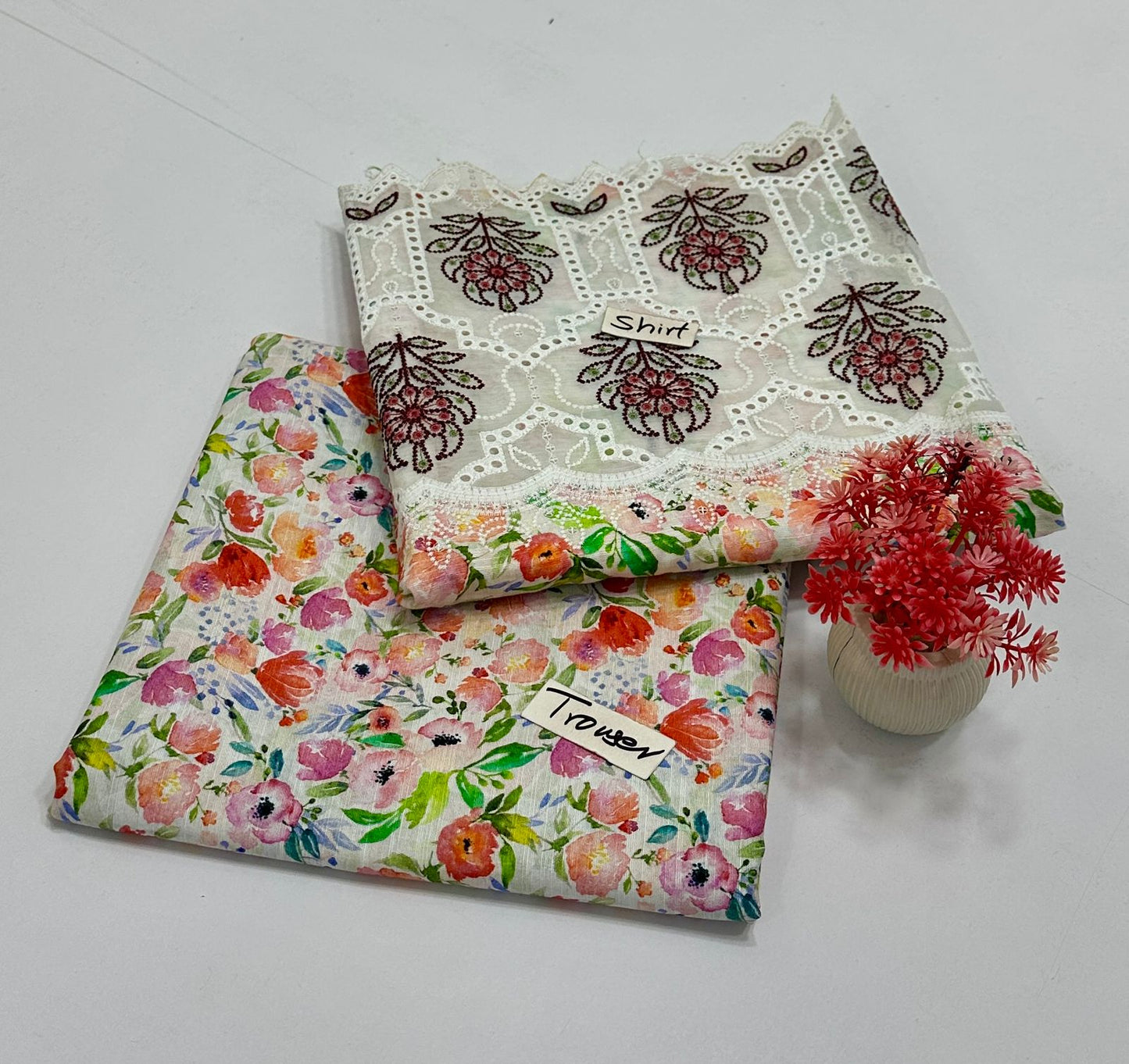 Original Brand Bin Saeed 2 Pc Patch Khaddar( 4 Suits )A