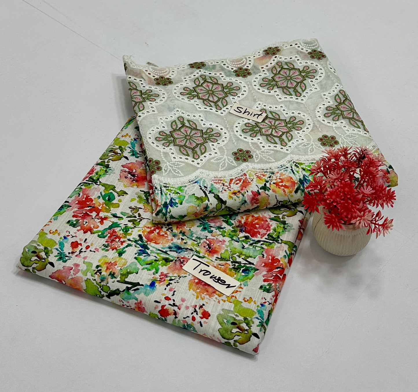 Original Brand Bin Saeed 2 Pc Patch Khaddar( 4 Suits )A