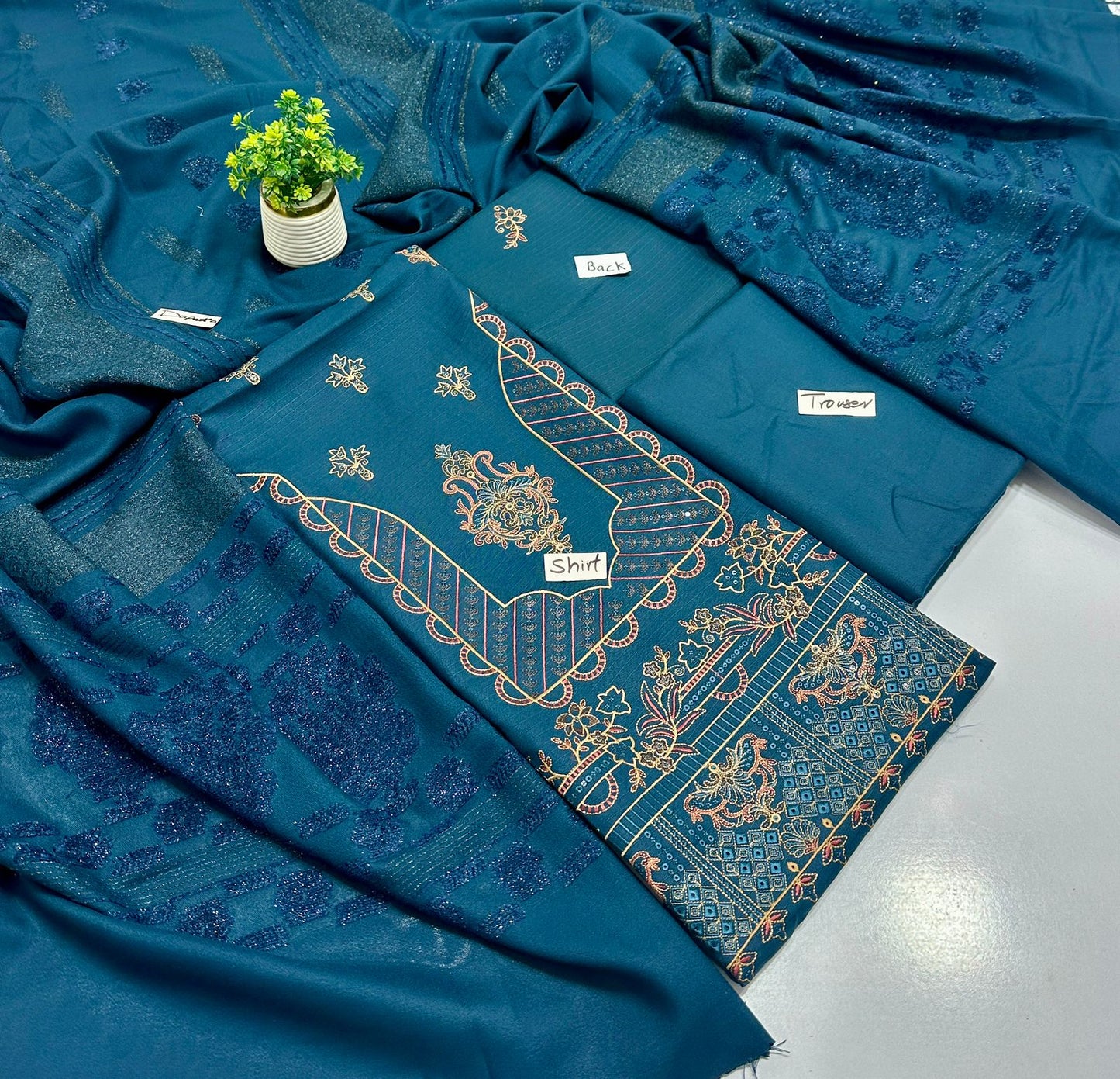 Meraki Fashion Vol 454 Dhanak (3 Suits)B